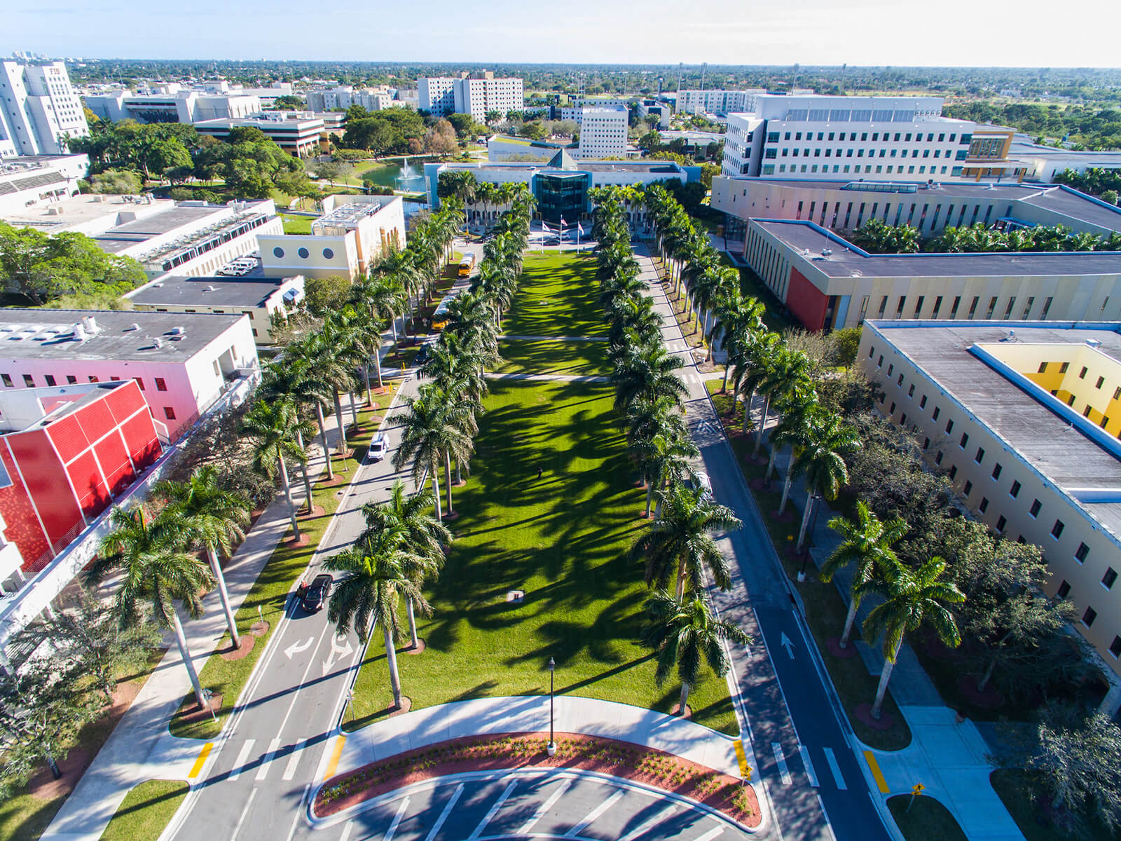 Aerial shot of the MMC campus